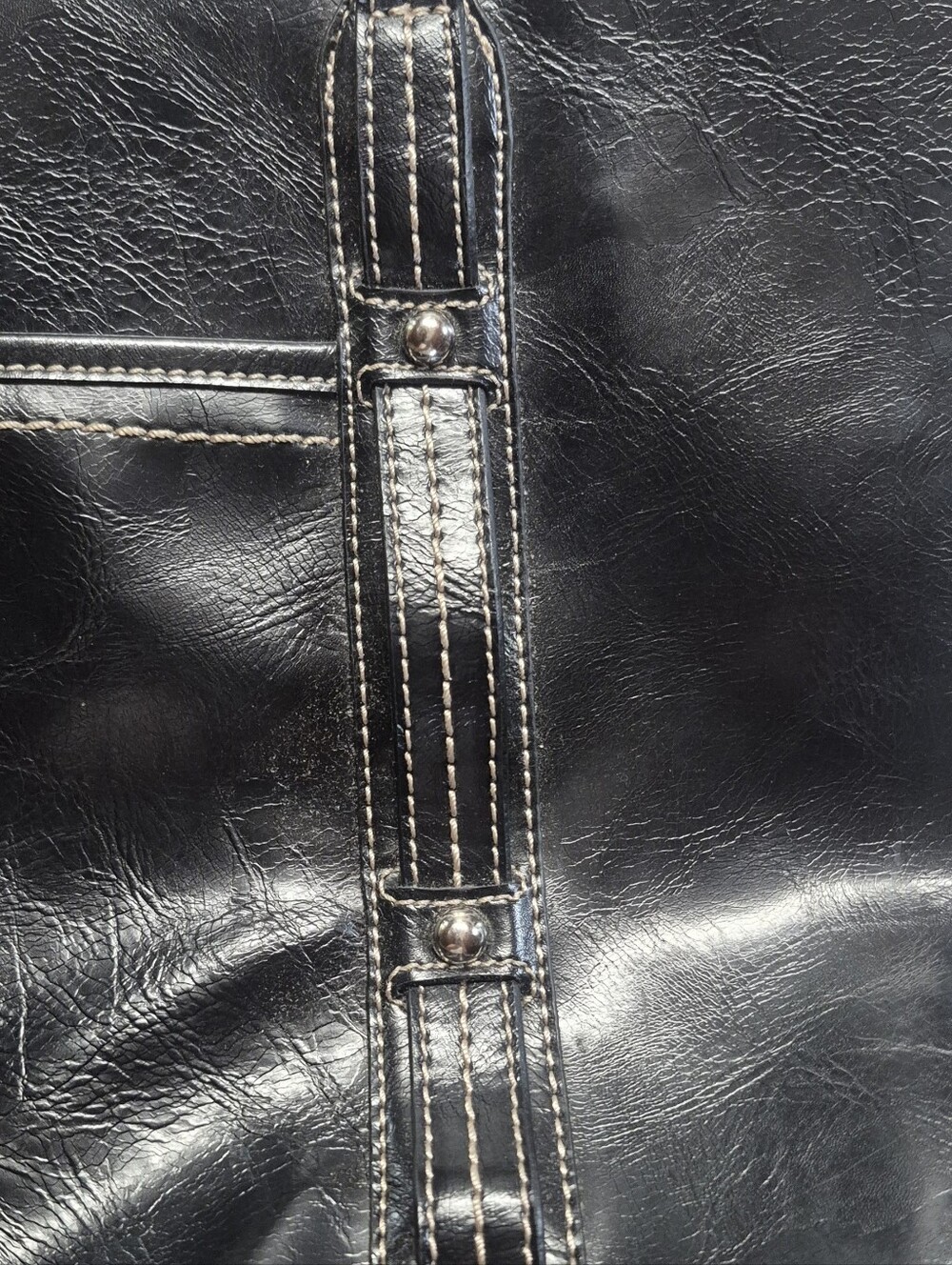 NINE & CO BY Nine West Vegan Leather Tote. - Picture 7 of 9